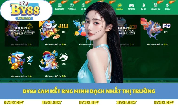 BY88 cam kết RNG minh bạch nhất thị trường