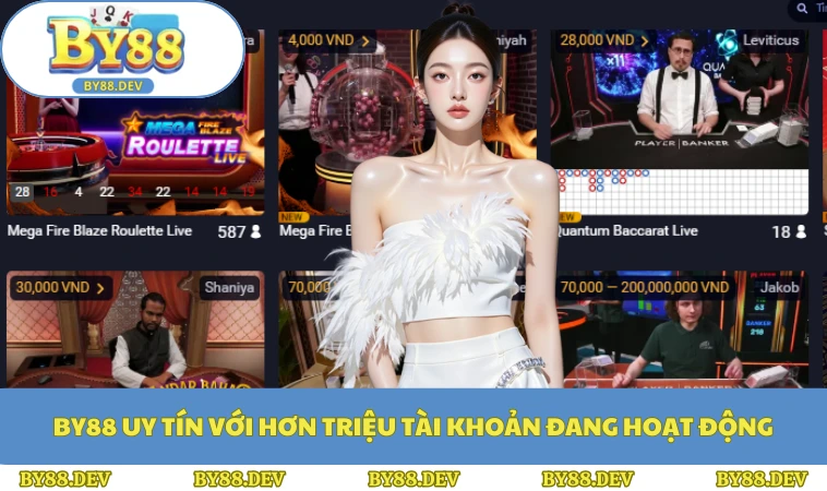 BY88 siêu uy tín với hơn triệu tài khoản đang hoạt động