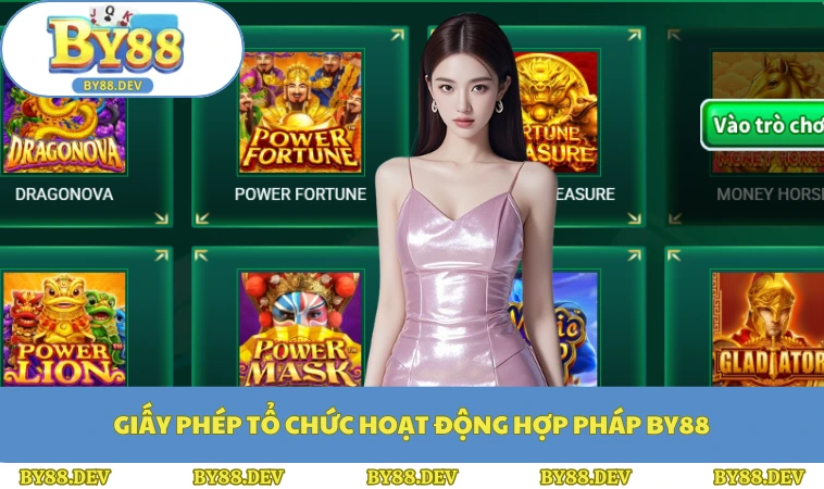 Giấy phép tổ chức hoạt động hợp pháp BY88