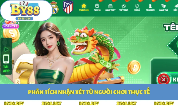 Phân tích nhận xét từ người chơi thực tế
